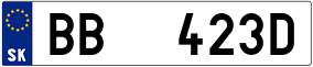 Truck License Plate